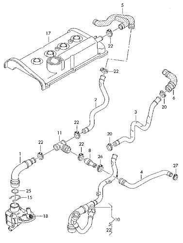 Hadicový kit ProRacing VAG 1.8T 150/180PS