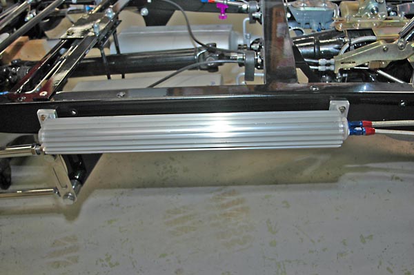 Chladič převodovky / servo řízení ProRacing s žebrováním - 380mm (dual pass)