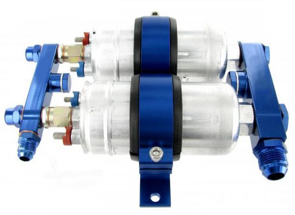 Adaptéry pro instalaci dvou palivových pump 044 - vstupní + výstupní