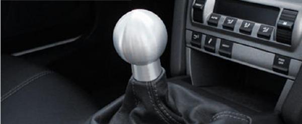 Hlavice řadící páky Pro Sport kovová - stříbrná