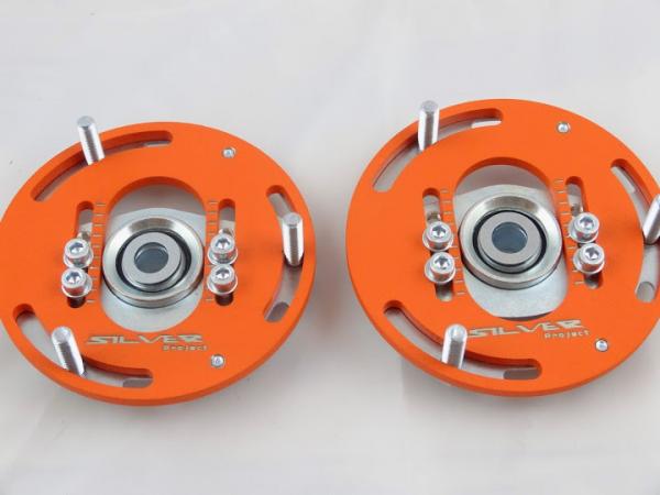 Přední horní uložení tlumičů (Pillowball Top Mounts) Silver Project BMW E36 - 3D verze pro stavitelný podvozek