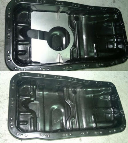 Oil sump baffle Silver project Honda Civic / CRX B-series