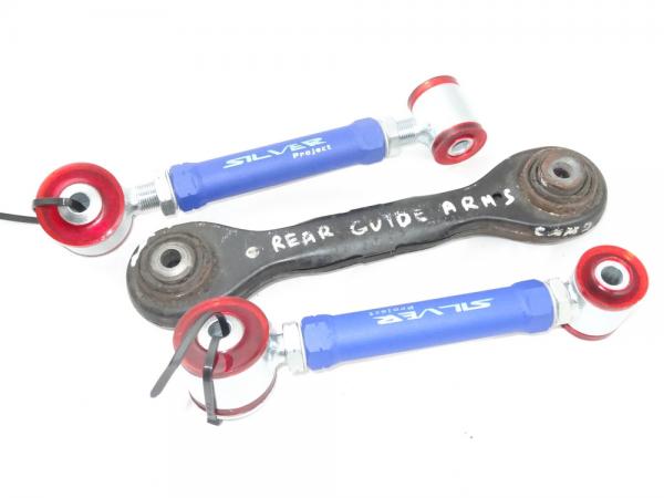Rear Control Camber Guide Arms Silver Project BMW E81 / E82 / E87 / E88 / E90 / E91 / E92 / E93 včetně modelů M