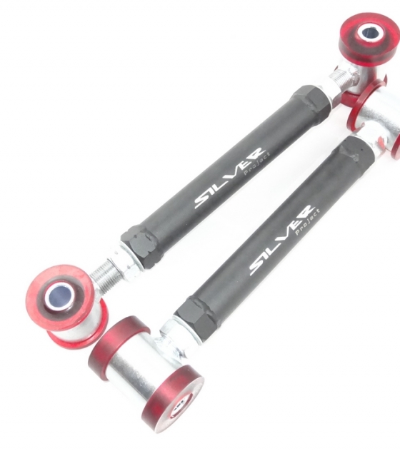 Rear Lower Toe Arms Silver Project VW Golf 5/6 (03-)