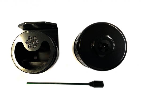 Oil catch tank - 2x vývod - objem 0,35l - DASH-10 (single)