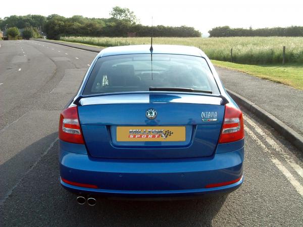Catback výfuk Milltek Škoda Octavia II 1ZRS 2.0 TFSi (06-10) - verze s rezonátorem