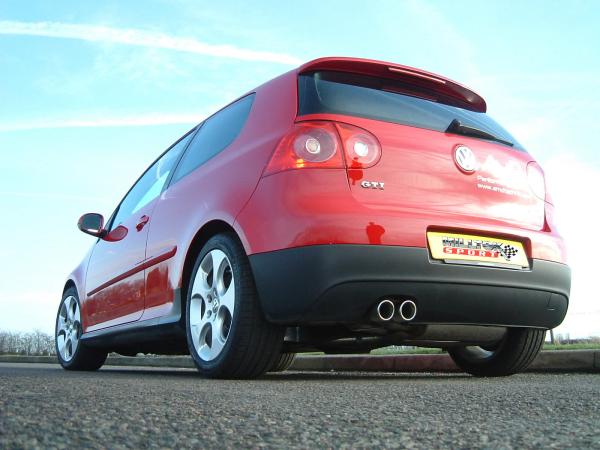 Downpipe s náhradou katalyzátoru Milltek VW Golf 5 GTi 2.0 TFSI (04-09) - OEM výfuk