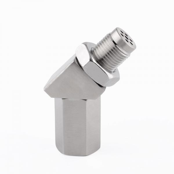 Adaptér pro odstínění lambda sondy Speedwow - úhel 45° - závit M18x1.5 (mini kat)