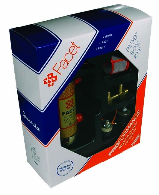 Univerzální nízkotlaká palivová pumpa Facet Silver Top Competition kit 132,5l/h - 480530-K