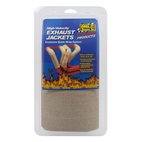 Potahy na svody Thermotec (Exhaust jacket) - kit na V4-6 motory