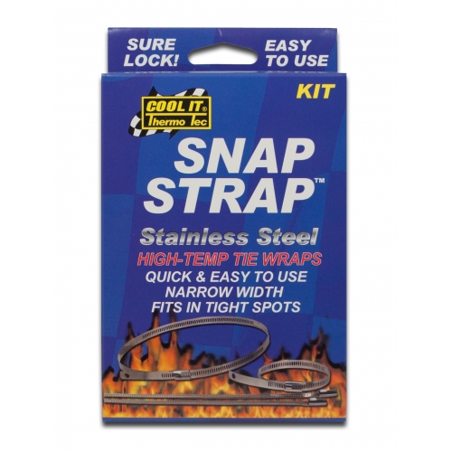 Stahovačky Thermotec Snap strap na termo pásky - 6ks 23cm a 4ks 46cm (V6 kit)