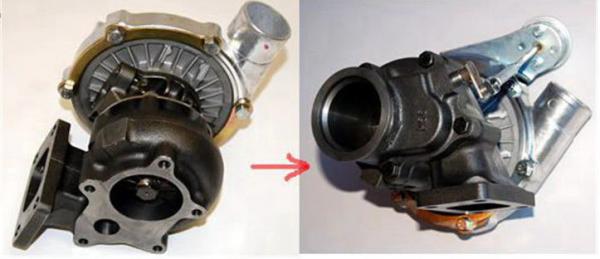 Konverzní kit na interní wastegate na turbo T3/T4