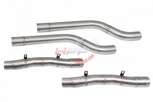 Laděné svody s náhradami katalyzátorů TurboWorks Mercedes C-Klasse W204 C63 AMG 6.2/6.3 V8 M156 (08-15)