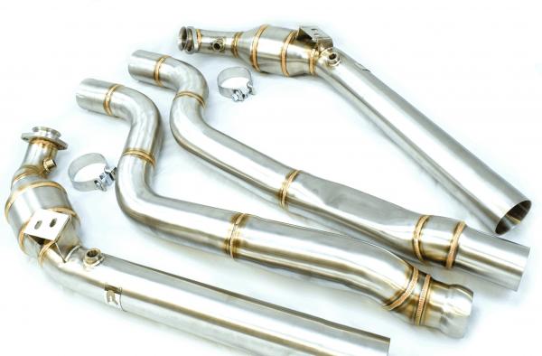 Downpipes s náhradami katalyzátorů VRP Speed Mercedes C-Klasse W204 C63 AMG 6.2 V8 M156 (08-14)