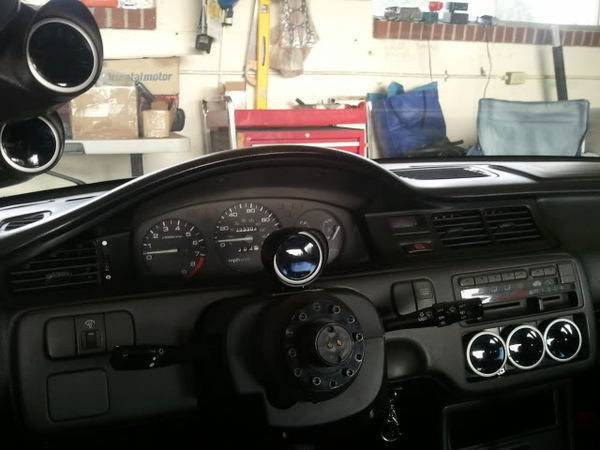 Přídavný budík Depo Racing Dual View - tlak paliva