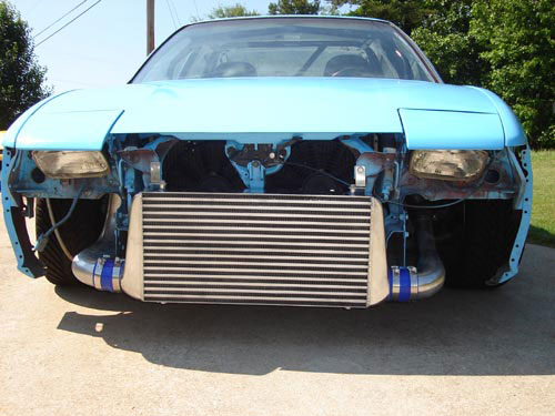 Intercooler FMIC 780 x 300 x 76mm (600 x 300 x 76mm) - výstupy 79mm