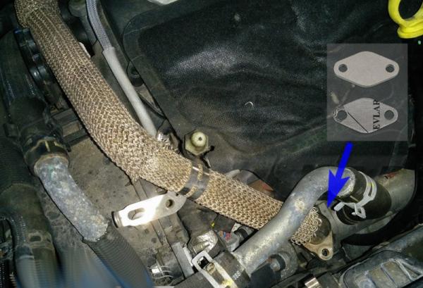 Záslepka EGR ventilu / recirkulace výfukových plynů ProRacing pro Land Rover Discovery 3 / Range Rover Sport 2.7/3.0 TDV6 (04-22)
