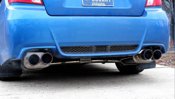 Catback výfuk Invidia typ Q300 pro Subaru Impreza GV WRX/STi (11-13) - homologace (titan look koncovky)