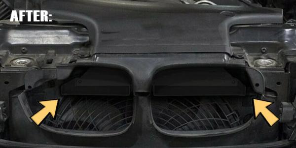 Nasávače do přední masky FTP Motorsport BMW E46 323i-330i M52/M54