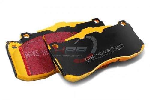 Přední brzdové destičky EBC Yellowstuff na BMW 3-Series E90 325 3.0 TD (07-10)