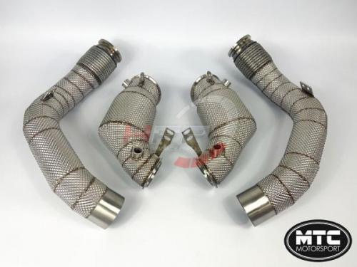 Downpipes se sportovními katalyzátory MTC Motorsport BMW 8-Series F91 / F92 / F93 M8 Competition S63M (18-)