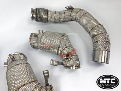 Downpipes se sportovními katalyzátory MTC Motorsport BMW 8-Series F91 / F92 / F93 M8 Competition S63M (18-)
