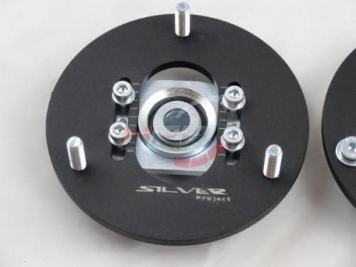 Přední horní uložení tlumičů (Pillowball Top Mounts) Silver Project BMW E39 / E46 / E9X - verze pro stavitelný podvozek