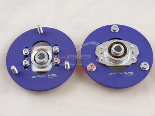 Přední horní uložení tlumičů (Pillowball Top Mounts) Silver Project BMW E39 / E46 / E9X - verze pro stavitelný podvozek