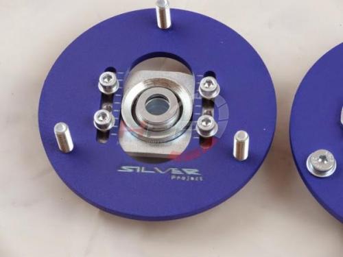 Přední horní uložení tlumičů (Pillowball Top Mounts) Silver Project BMW E39 / E46 / E9X - verze pro stavitelný podvozek