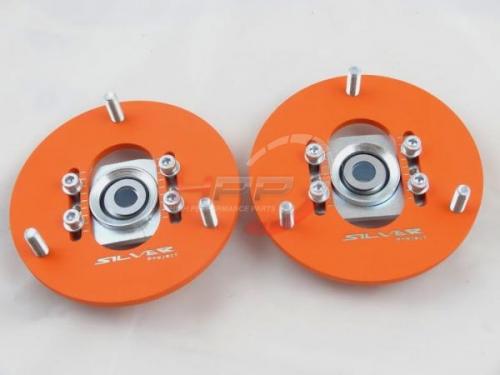 Přední horní uložení tlumičů (Pillowball Top Mounts) Silver Project BMW E39 / E46 / E9X - verze pro stavitelný podvozek