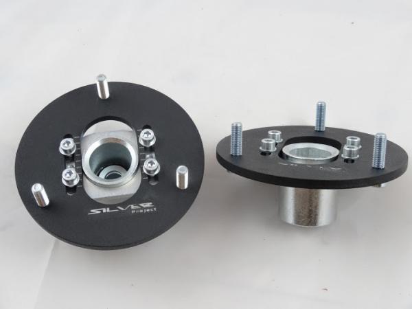 Přední horní uložení tlumičů (Pillowball Top Mounts) Silver Project BMW E39 / E46 / E9X - verze pro sériový podvozek