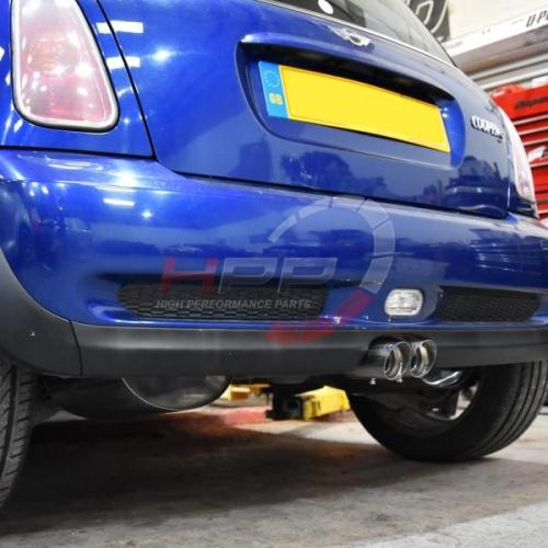 Catback výfuk Gravity Mini Cooper S R53 1.6 (00-06) - leštěné koncovky