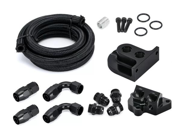 Relokační kit s adaptérem k ol. filtru ProRacing Ford Mustang GT (11-23) / F150 5.0/5.2 V8 (11-23)