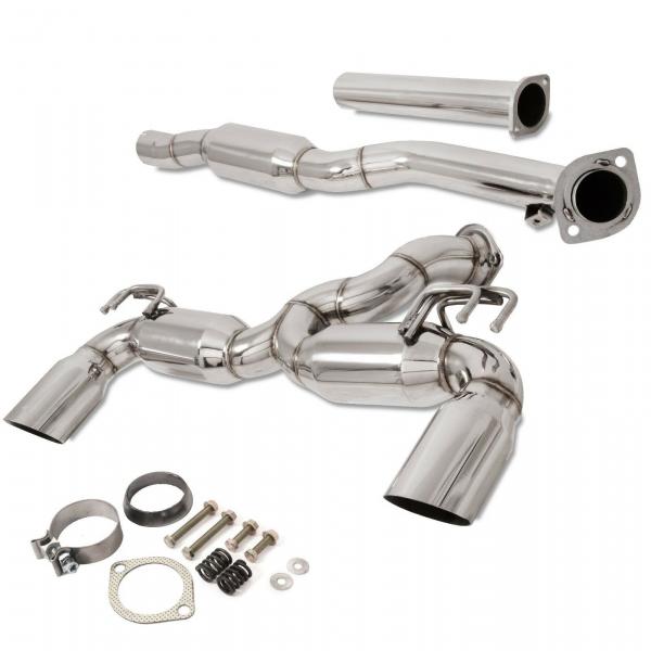 Catback výfuk Japspeed Mitsubishi Lancer Evo 10 X (07-17) - Type 2