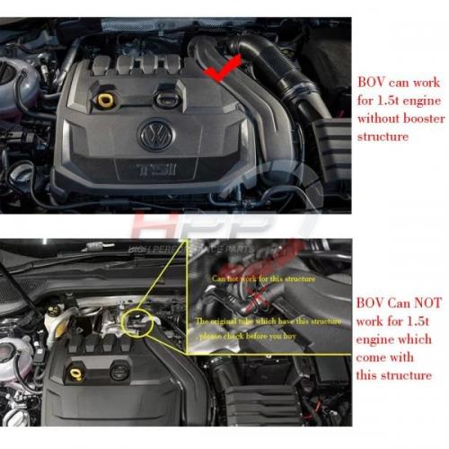 Blow off ventil ProRacing VAG motory 1.5 TSi EVO (open loop) BEZ HADICE