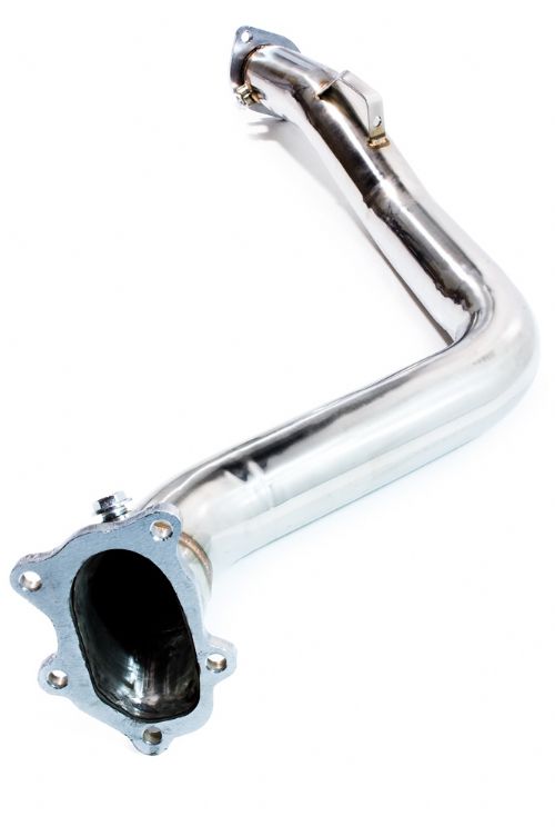 Downpipe s náhradou katalyzátorů Japspeed Subaru Impreza WRX/STi (01-07) 76-63mm