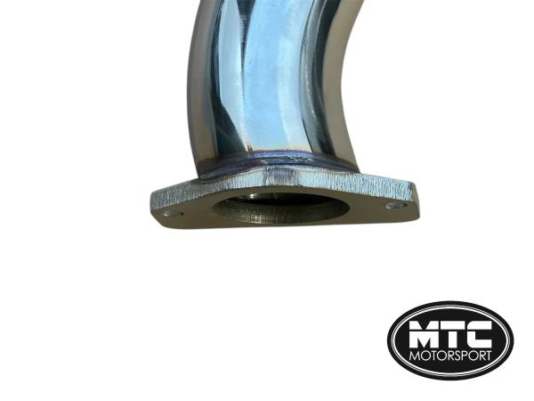 Downpipe s náhradou katalyzátoru MTC Motorsport Fiat 500 / 595 / 695 Abarth 1.4T - turbo Garrett