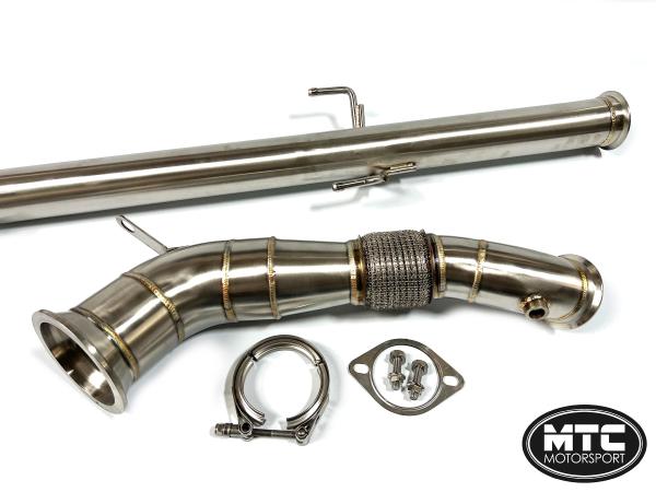 Downpipe s náhradou katalyzátoru a OPF a středový díl MTC Motorsport Toyota Yaris GR 1.6T (20-)