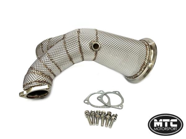 Downpipe s náhradou katalyzátoru MTC Motorsport Audi S4 8W / S5 B9 3.0 TFSI V6 (16-18)