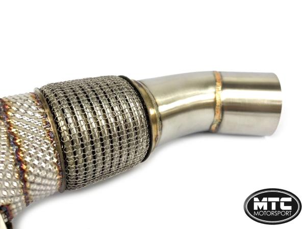Downpipe se sportovním katalyzátorem MTC Motorsport BMW F20 / F21 / F22 / F23 M140i/M240i B58 (16-)