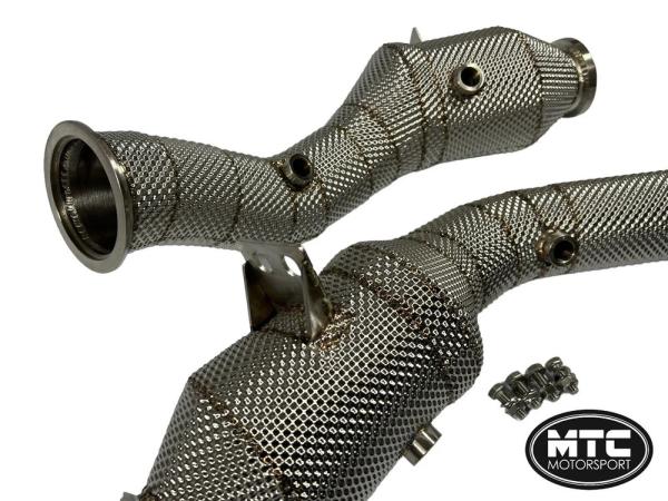 Downpipes se sportovními katalyzátory MTC Motorsport Mercedes C-Klasse W205 C43 / C400 / C450 AMG M276 (15-)