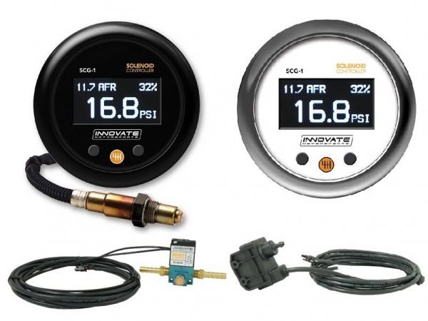 Přídavný budík Innovate Motorsports SCG-1 - standalone boost controller + wideband kit (širokopásmová lambda sonda)