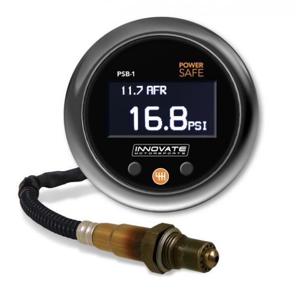 Přídavný budík Innovate Motorsports PSB-1 - PowerSafe Boost + wideband kit (širokopásmová lambda sonda)