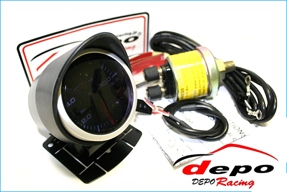 Přídavný budík Depo Racing Dual View - tlak oleje