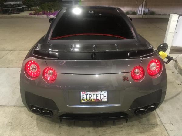 Karbonový nástavec zadního křídla Knight Racer Nissan GT-R R35 (08-)