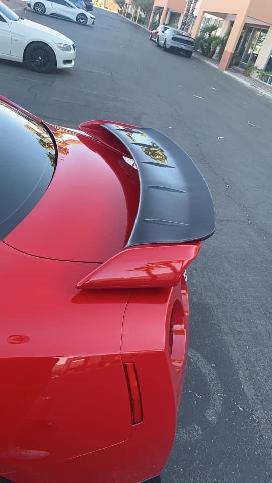 Karbonový nástavec zadního křídla Knight Racer Nissan GT-R R35 (08-)