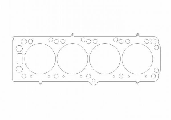 Těsnění pod hlavu Athena pro Opel Astra F / Calibra / Kadett E / Vectra A 2.0i 16V C20XE/C20LET (88-96) - vrtání 87,5mm / tloušťka 1,9mm