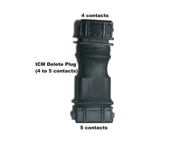 Konverzní bypass adaptér ICM Delete - VAG 1.8T 150/180PS / Audi A6 C5 / A8 D2 / S4 / RS4 B5 2.7T (4-5 pin)