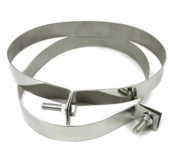 Koncový tlumič výfuku s výfukovou klapkou STW - nerez - 76mm