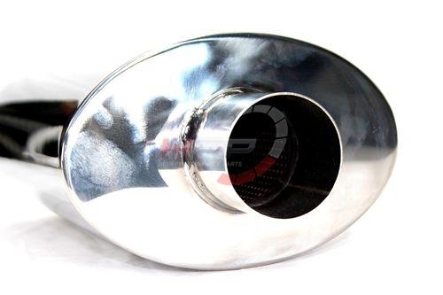 Tlumič výfuku ProRacing - 57mm / 76mm / délka 300mm - nerez
